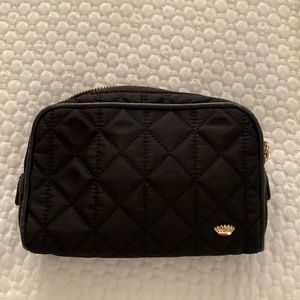 Juicy Couture black quilted small make-up bag